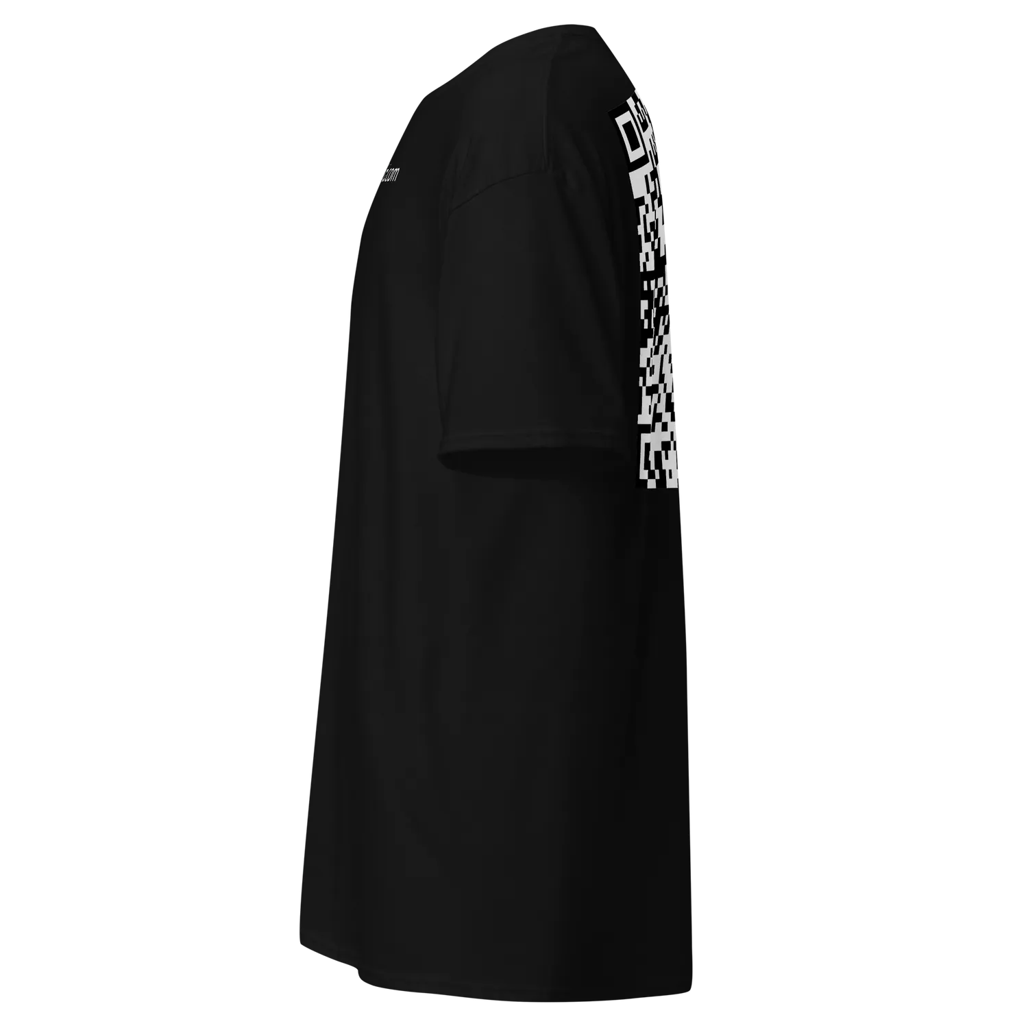 Razel Face QR Code t-shirt wit katoen dubbelzijdig
