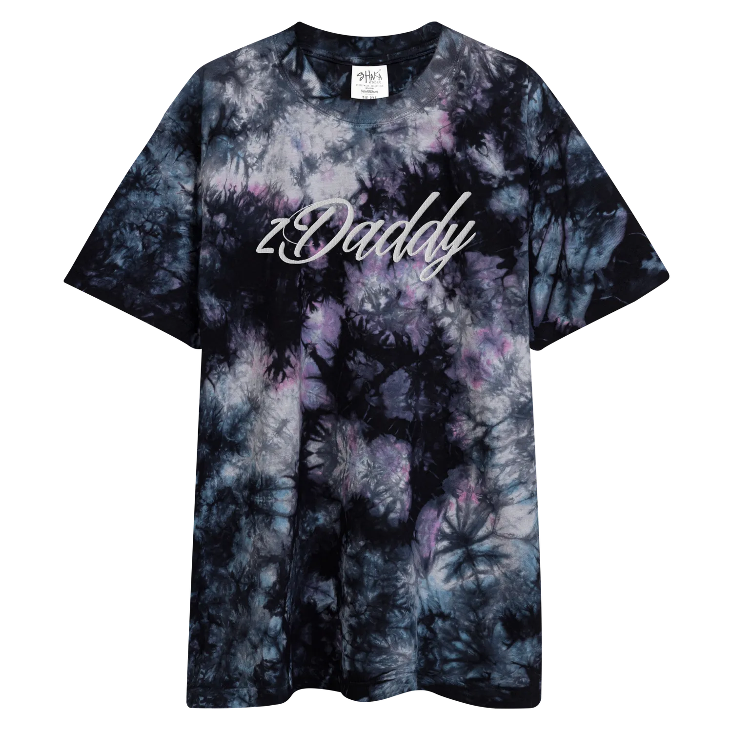 zDaddy Oversized tie-dye T-shirt Milky Way katoen M