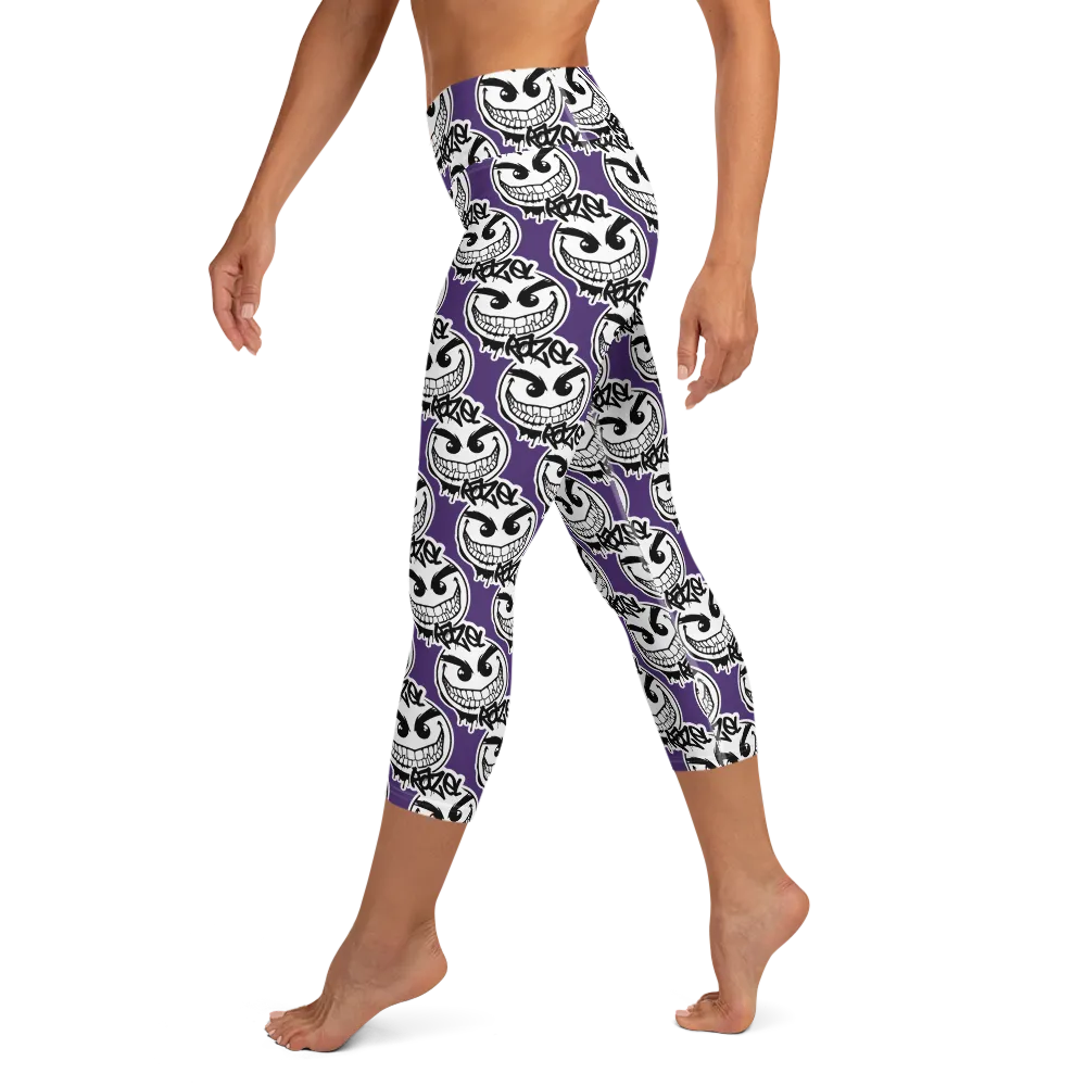 Razel Gang Drip Face yoga capri high waist