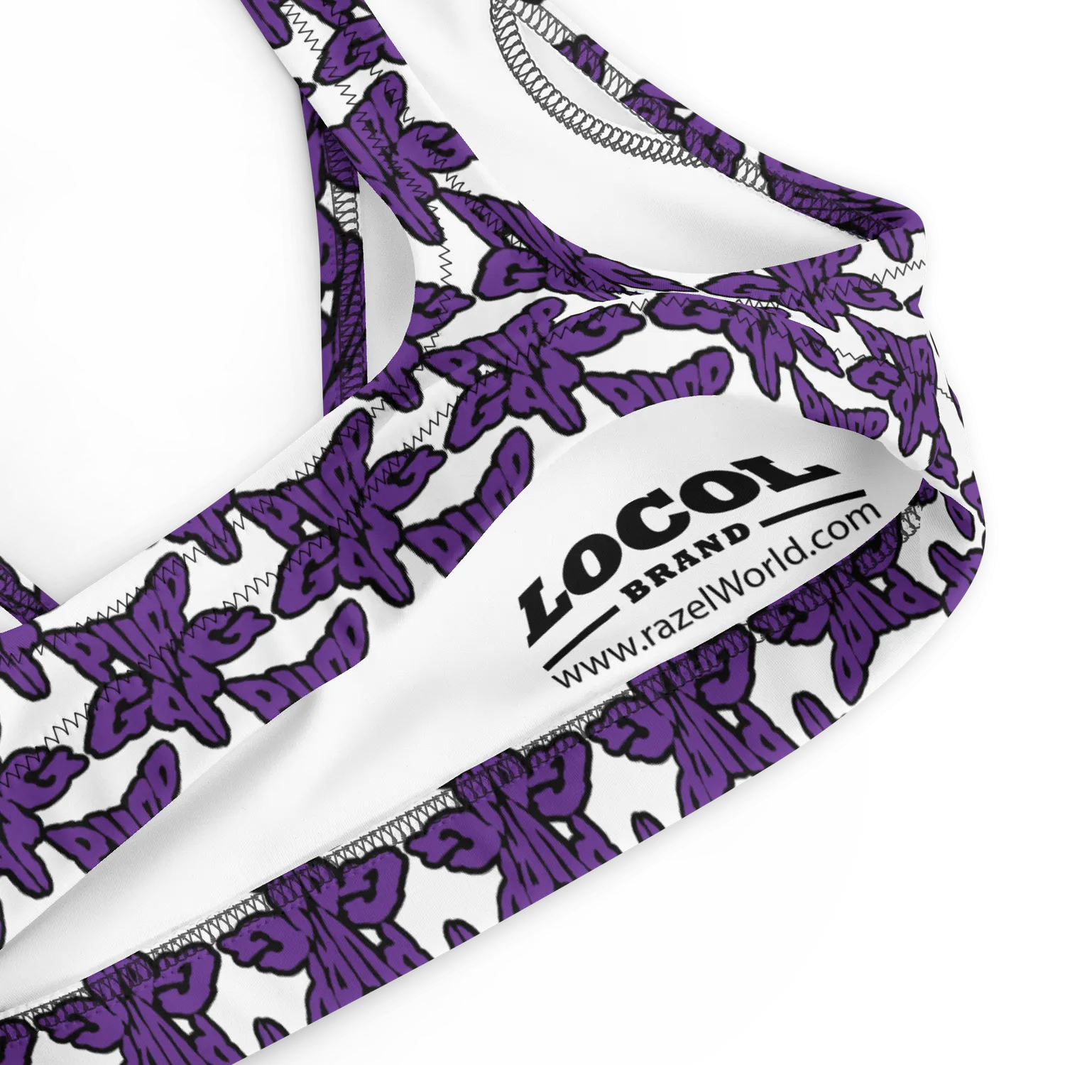 Razel Purp Gang Rock Star Bikinitop padded