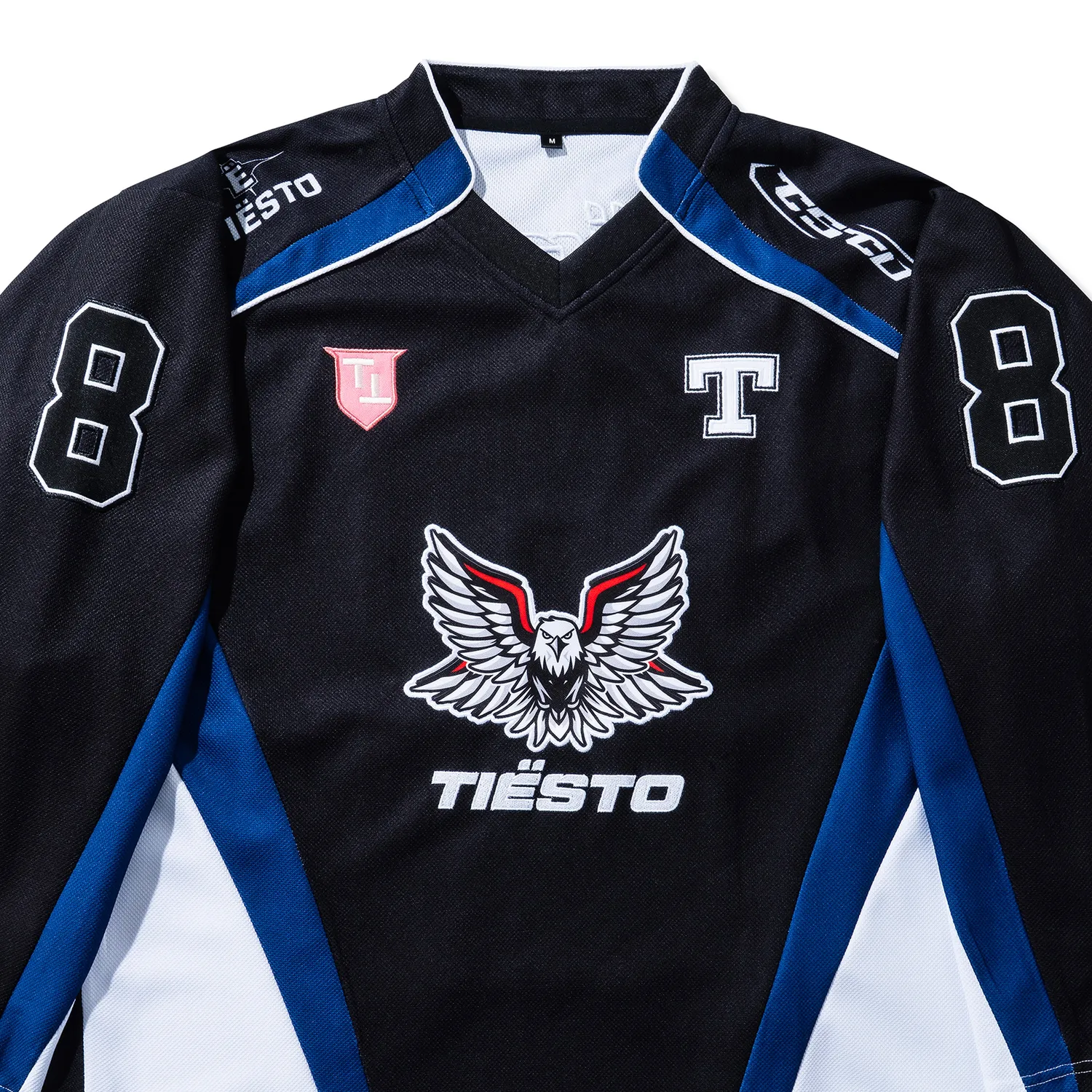 Tiësto Hockey Jersey Zwart-Wit-Navy Oversized
