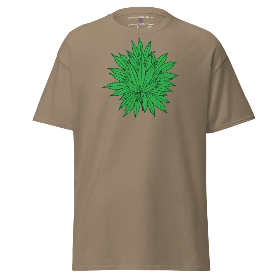 Razel Marijuana Tree Star T-shirt Zwart L katoen