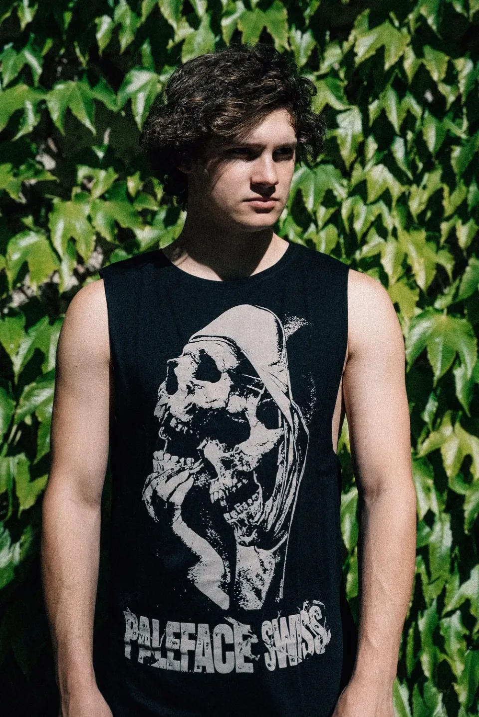 Paleface Swiss Dead Thoughts tanktop zwart
