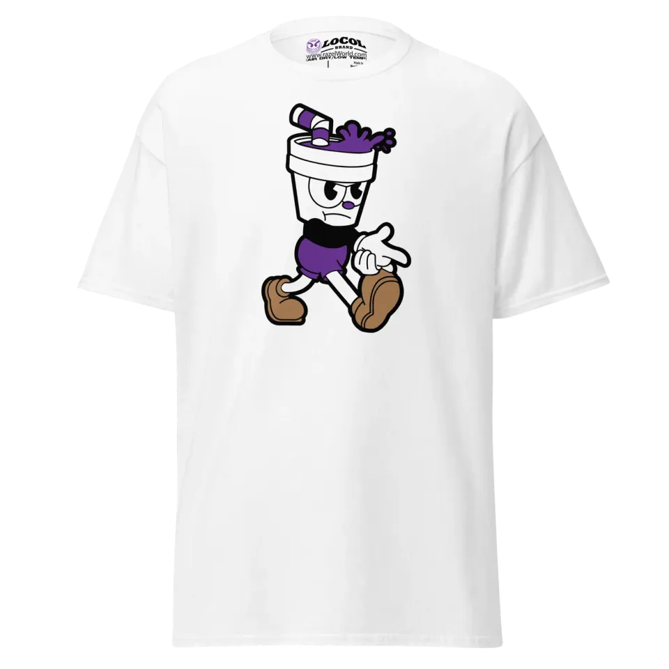 Razel Dubb Cup Centered Chest T-Shirt Zwart