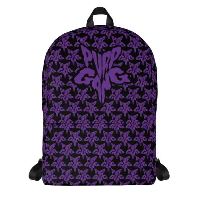 Razel Purp Gang Rock Star Motif Rugzak 15 inch