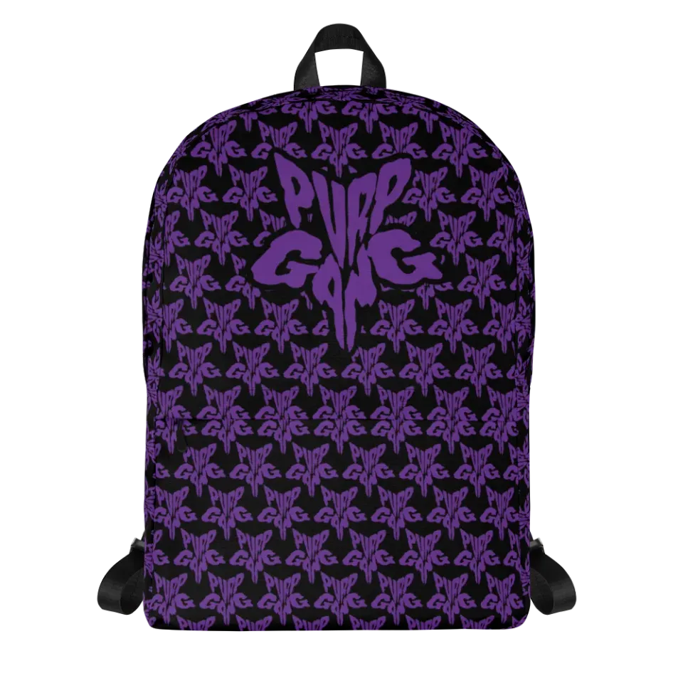 Razel Purp Gang Rock Star Motif Rugzak 15 inch