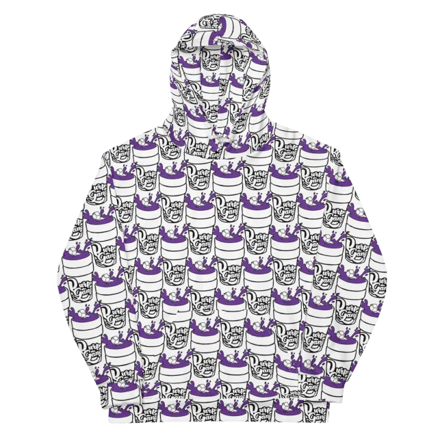Razel Purp Gang Double Cup hoodie recycled unisex