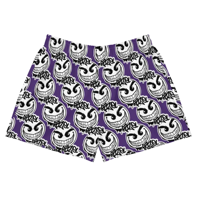 Razel Gang Drip Face Motif dames shorts sneldrogend