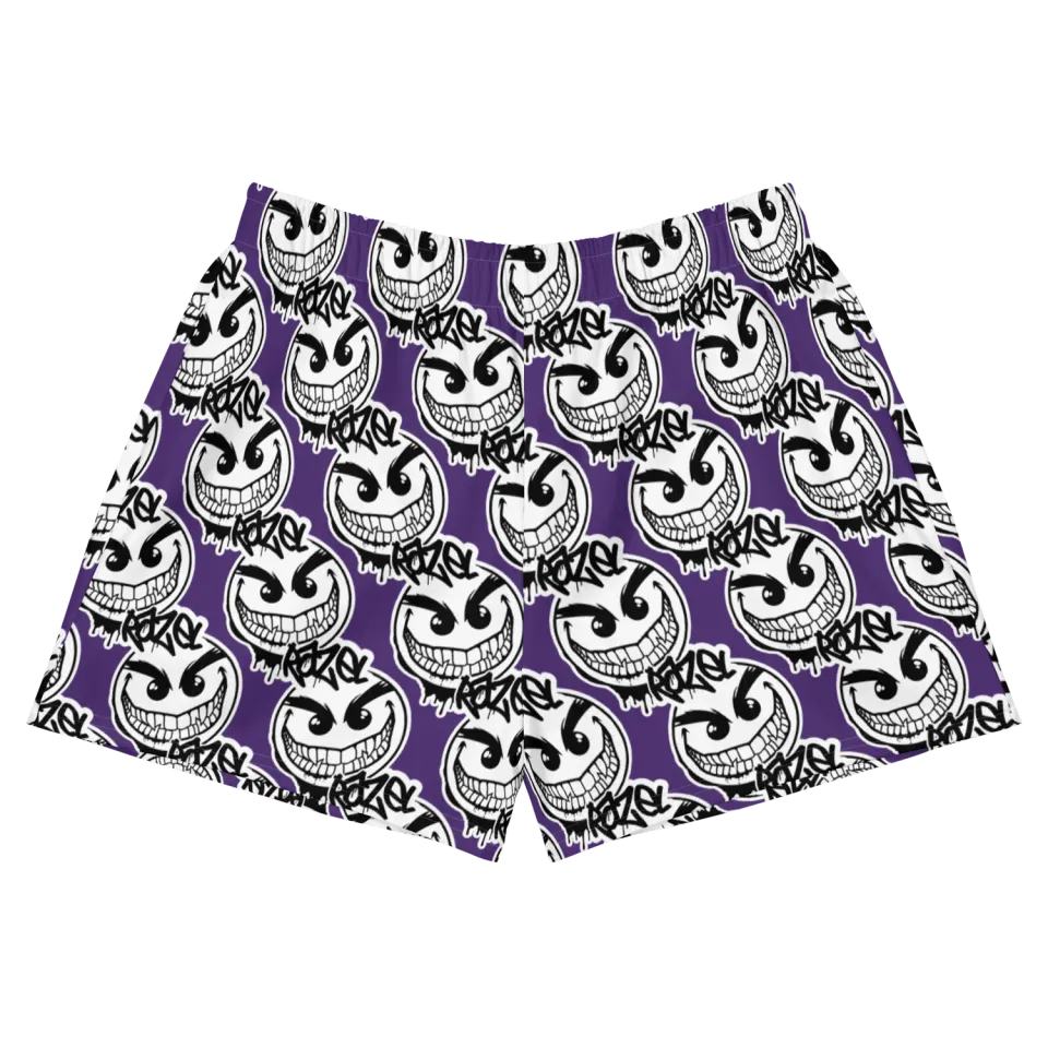 Razel Gang Drip Face Motif dames shorts sneldrogend