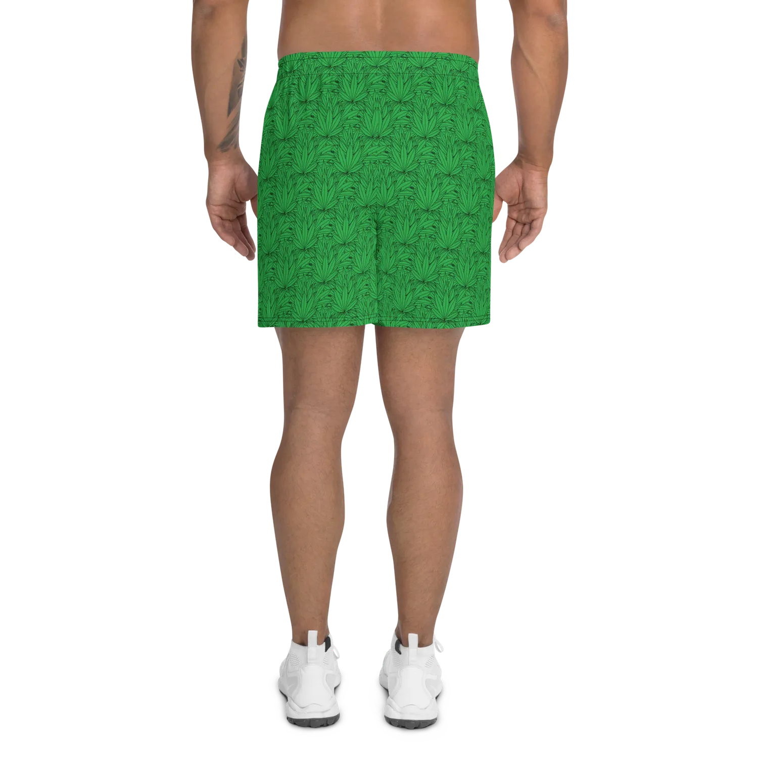Razel Marijuana Tree Star Motief Shorts heren stretch