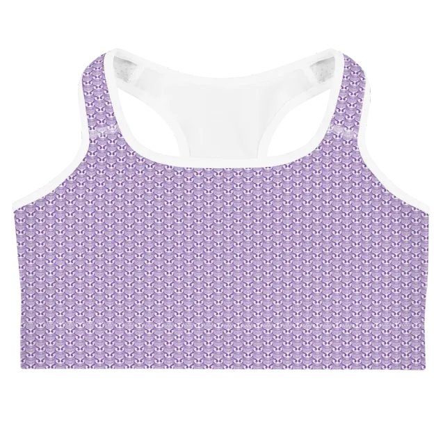 Razel Face Motif sportbeha zwart vochtregulerend