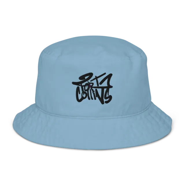 Razel Fort Collins bucket hat zwart bio-katoen