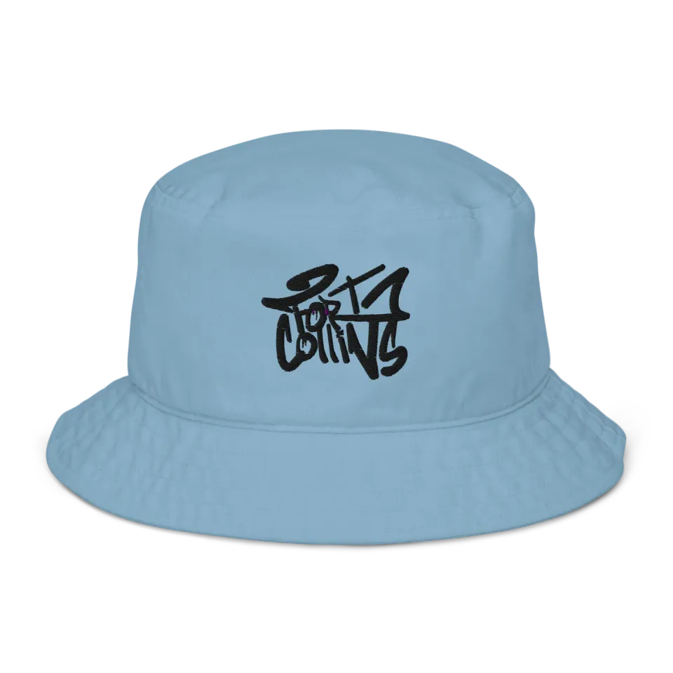 Razel Fort Collins bucket hat zwart bio-katoen
