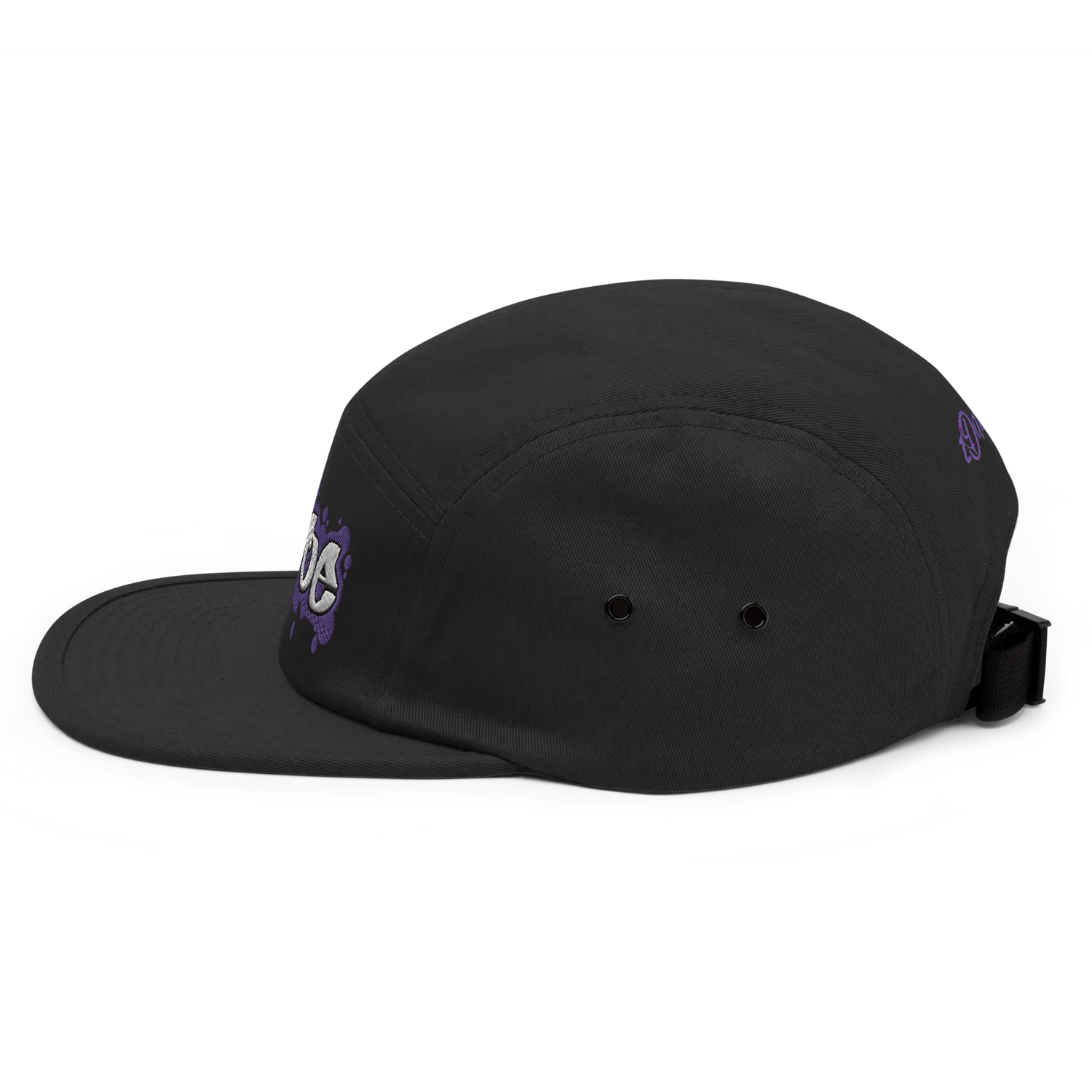 Razel Hoe 5-panel pet katoen zwart