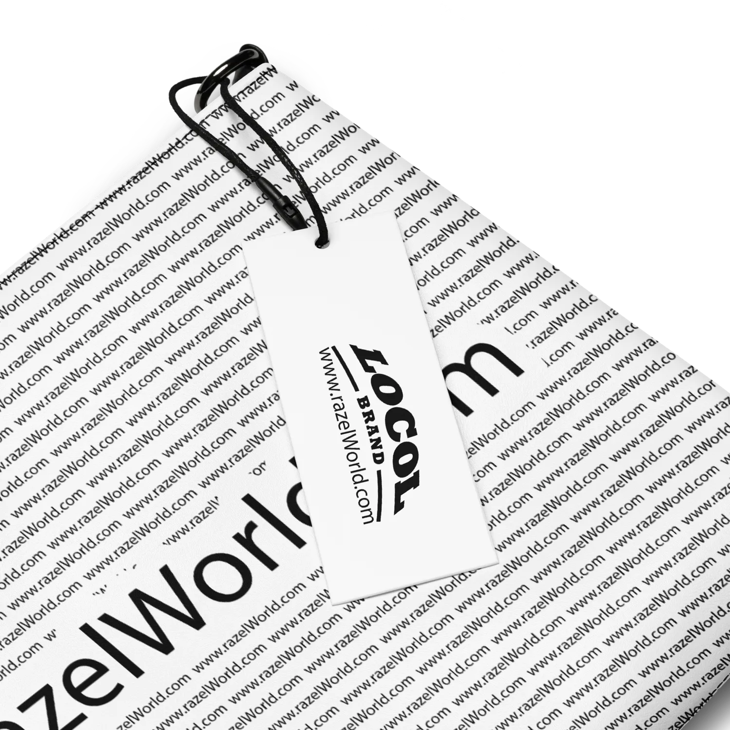 Razel www.razelWorld.com Motif schoudertas zwart kunstleer