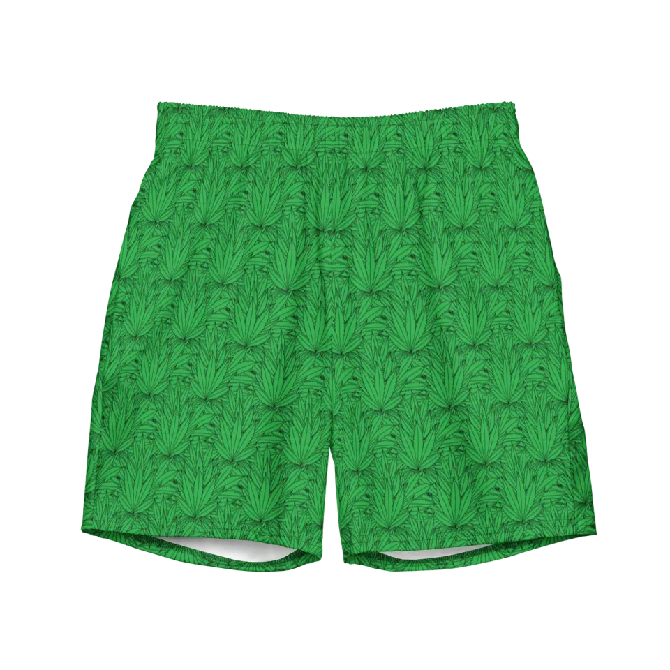 Razel Marijuana Tree Star zwemshort UPF50