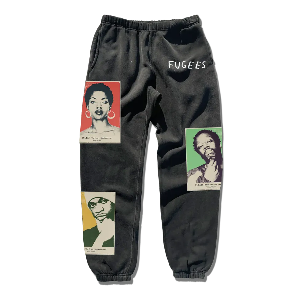 Lauryn Hill Fugees Alt joggingbroek washed black