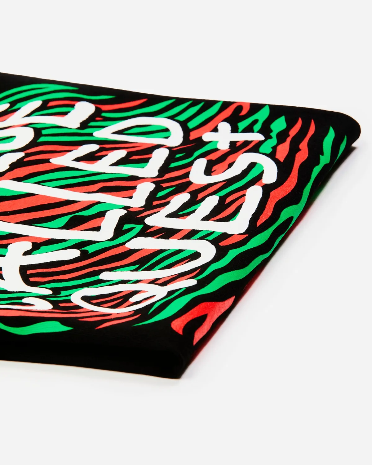 Tribe Called Quest ATCQ Thumbprint T-shirt katoen rood groen