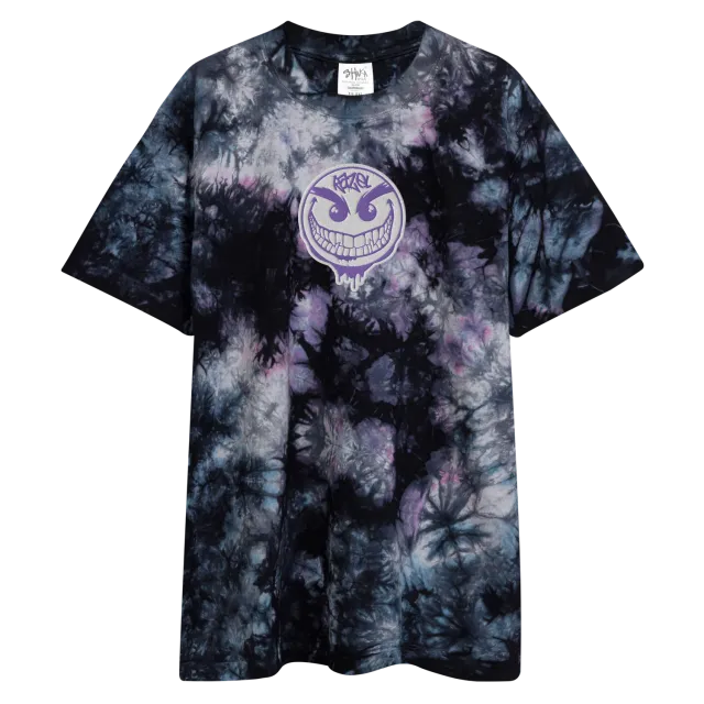 Razel Drip Face oversized tie-dye T-shirt katoen