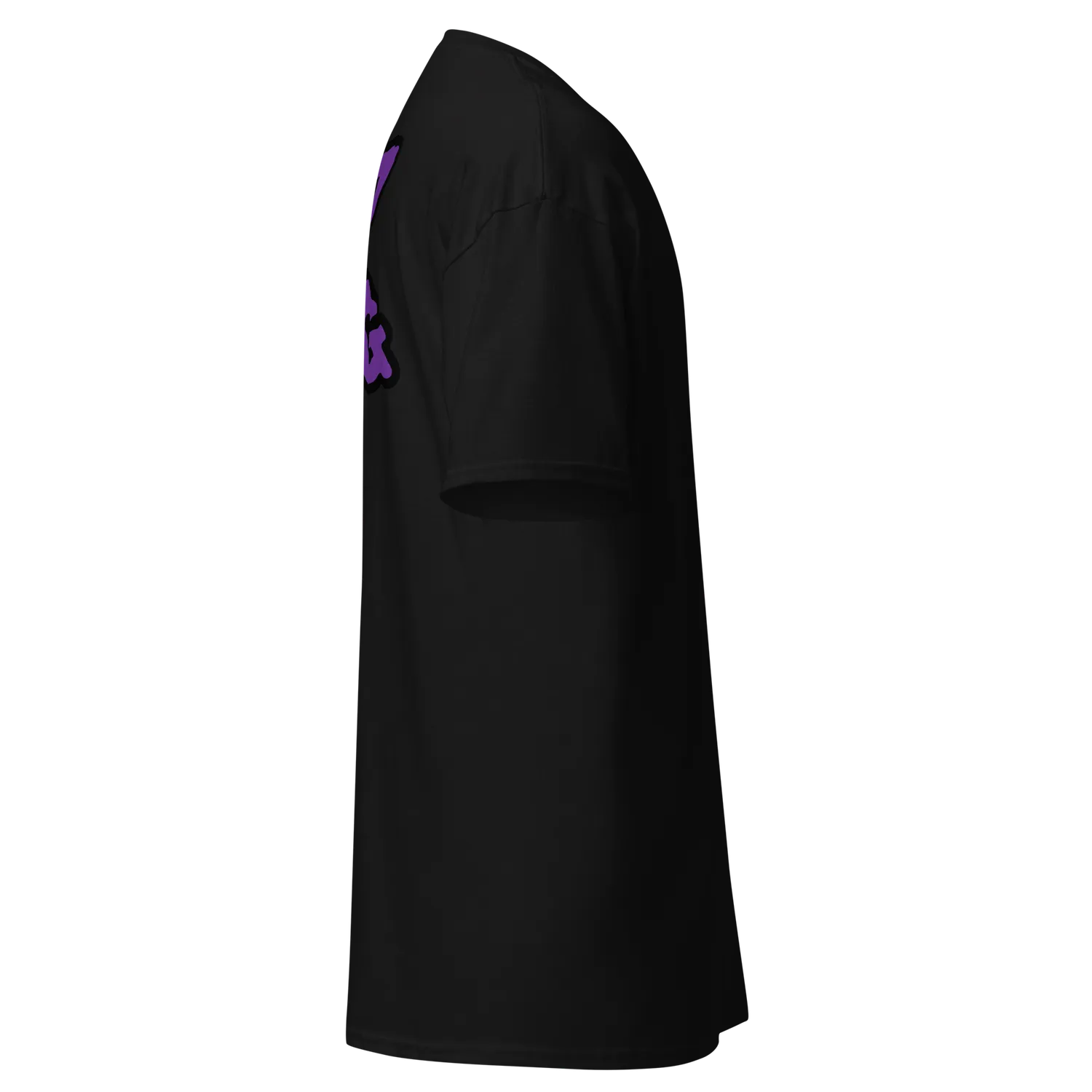 Razel Purp Gang Rock Star T-shirt voor achter zwart