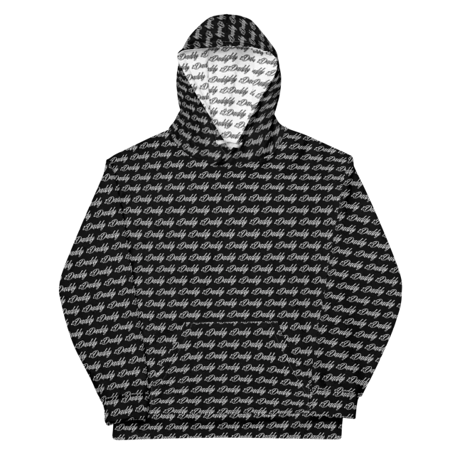 Razel zDaddy Motif hoodie omkeerbaar fleece