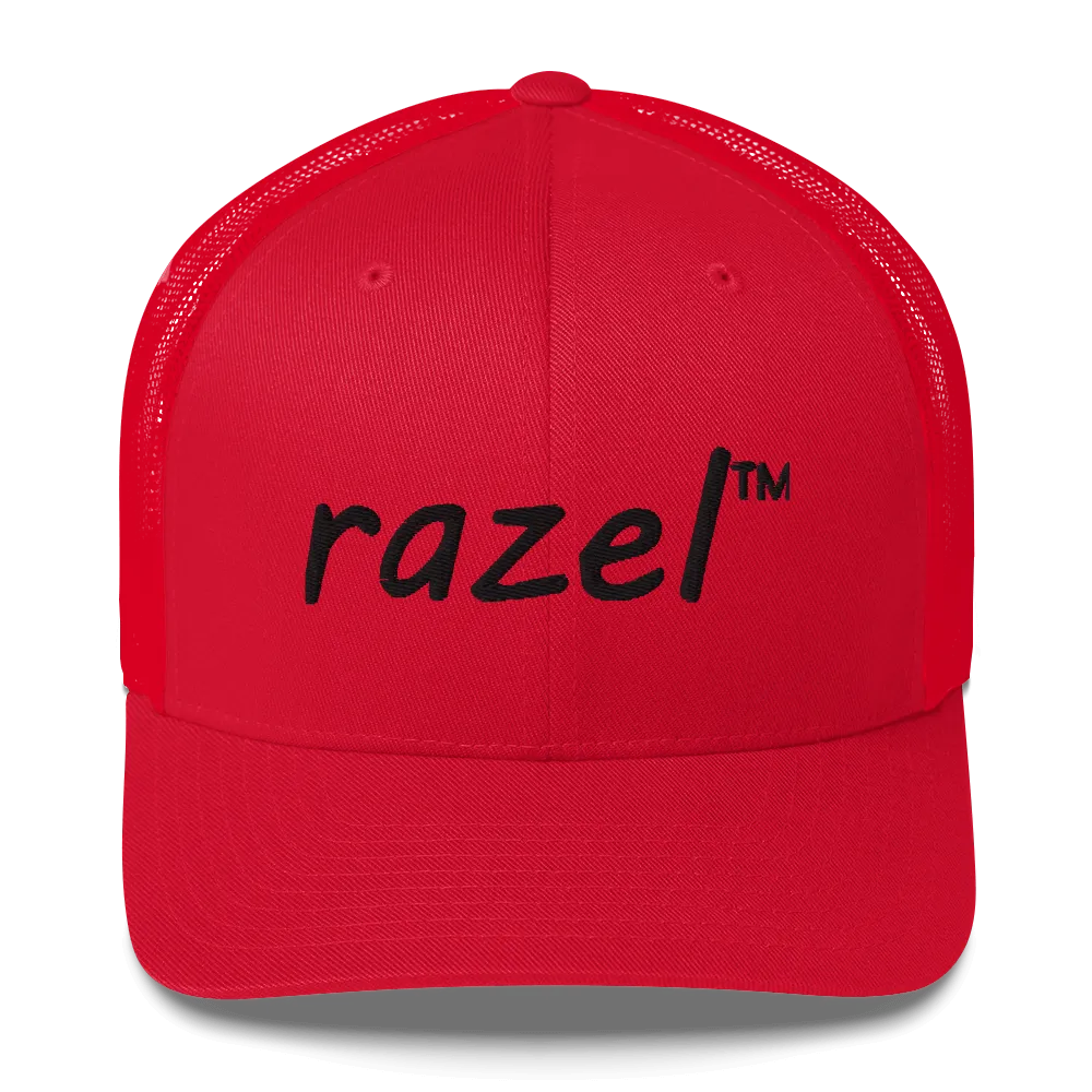Razel Trucker Pet Zwart katoen verstelbaar