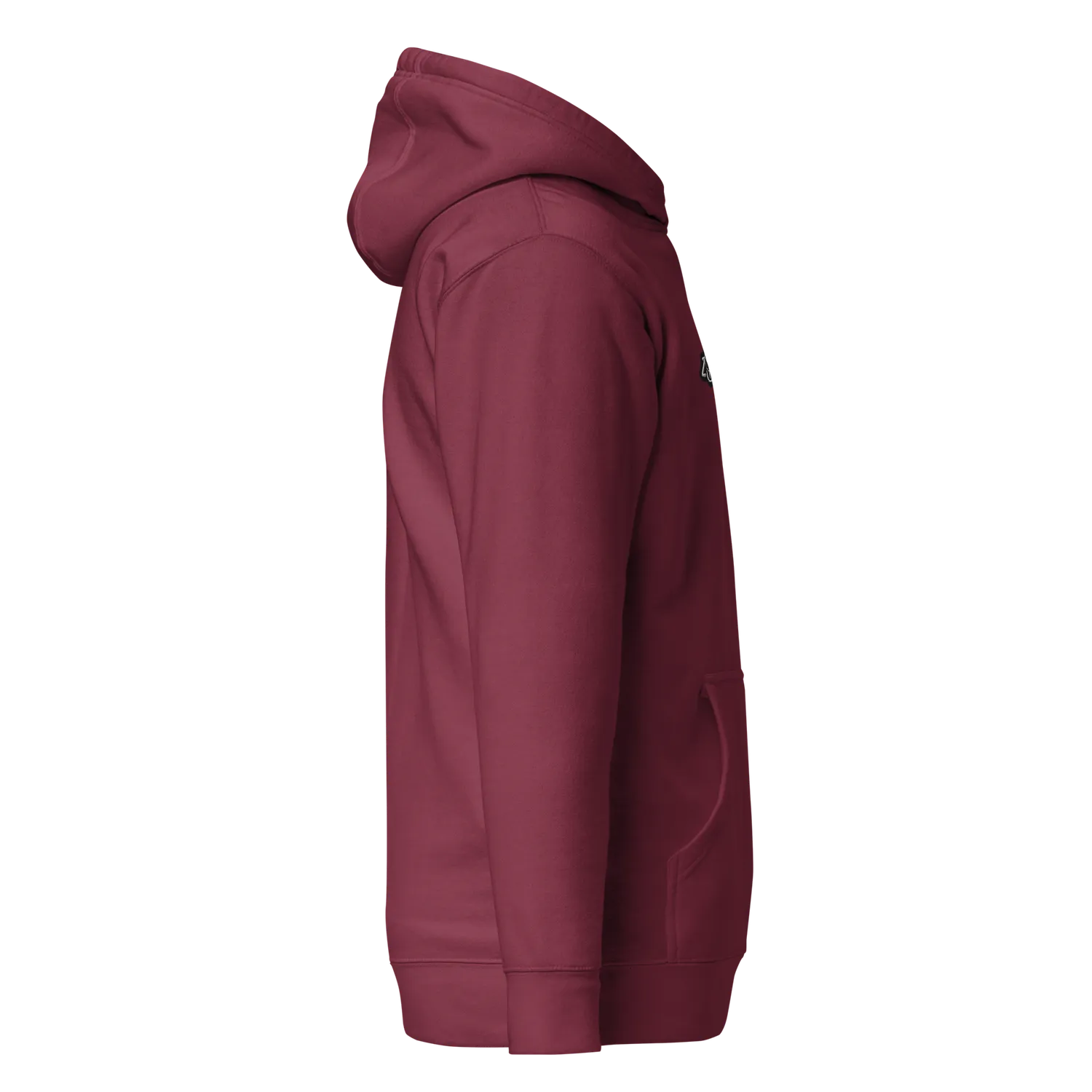 Razel zDaddy Inverted hoodie zwart geborduurd katoen