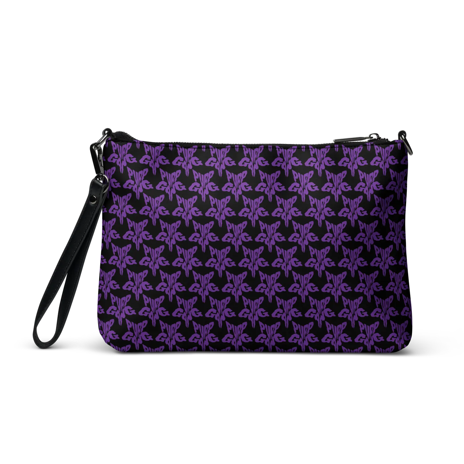 Razel Purp Gang Rock Star satchel zwart lederlook