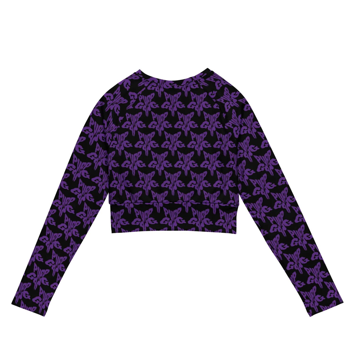 Razel Purp Gang Rock Star longsleeve crop top UPF 50+