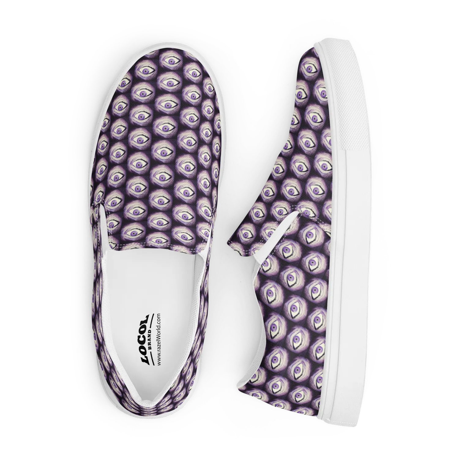 Razel Thousand Eyes slip-ons canvas