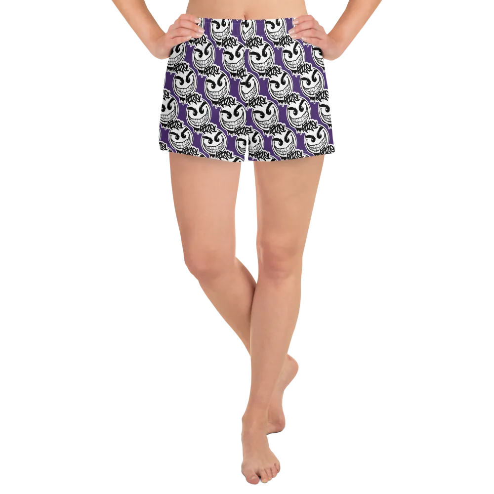 Razel Gang Drip Face Motif dames shorts sneldrogend