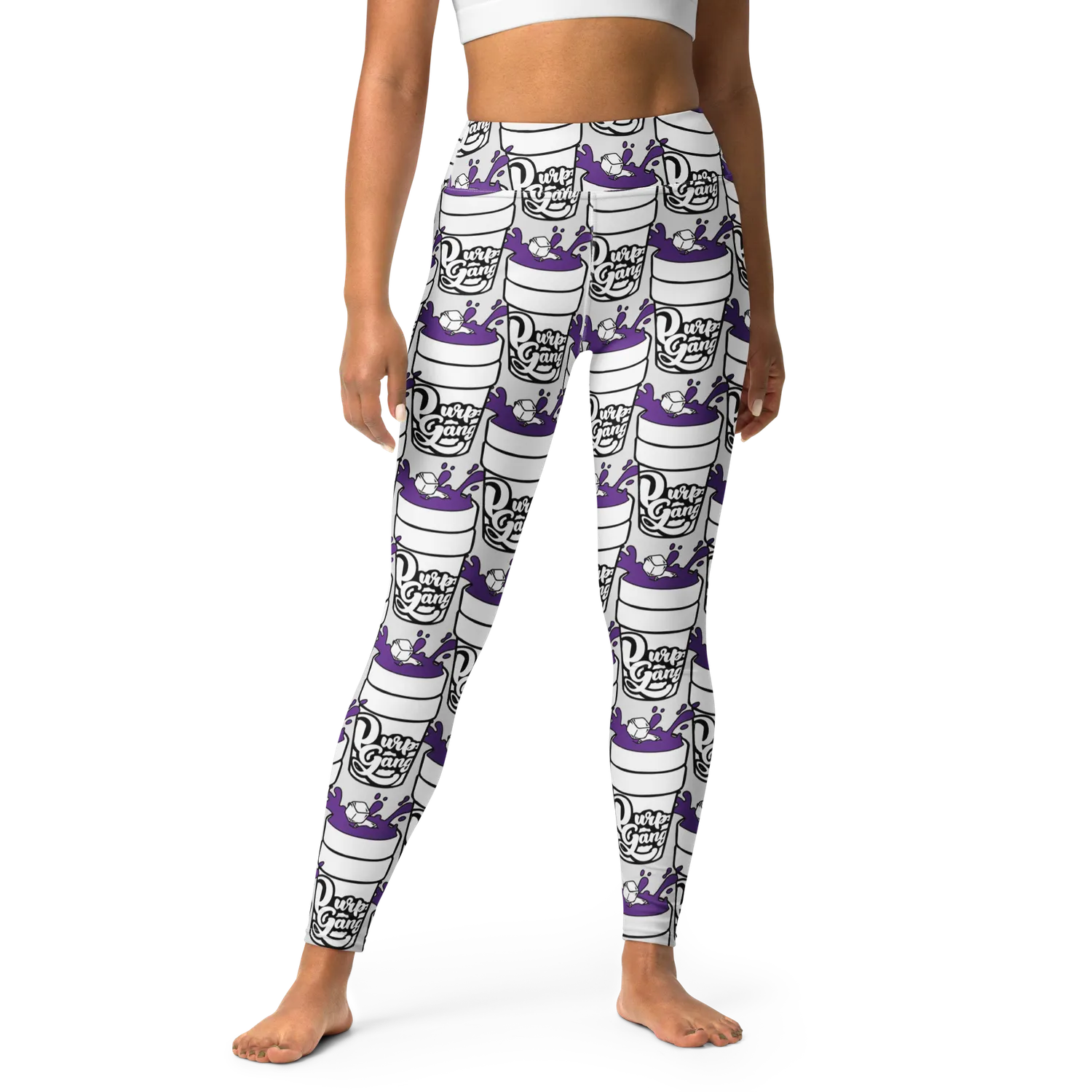 Razel Purp Gang Double Cup legging high waist