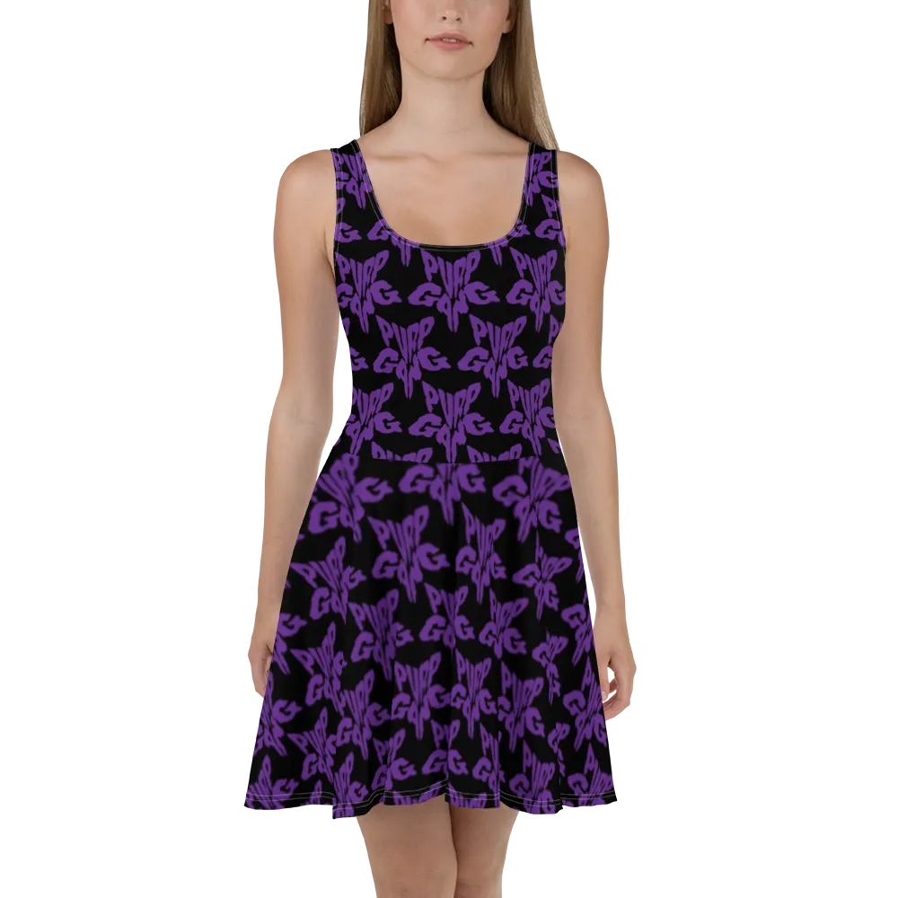 Razel Purp Gang Rock Star zomerjurk flare XS-3XL