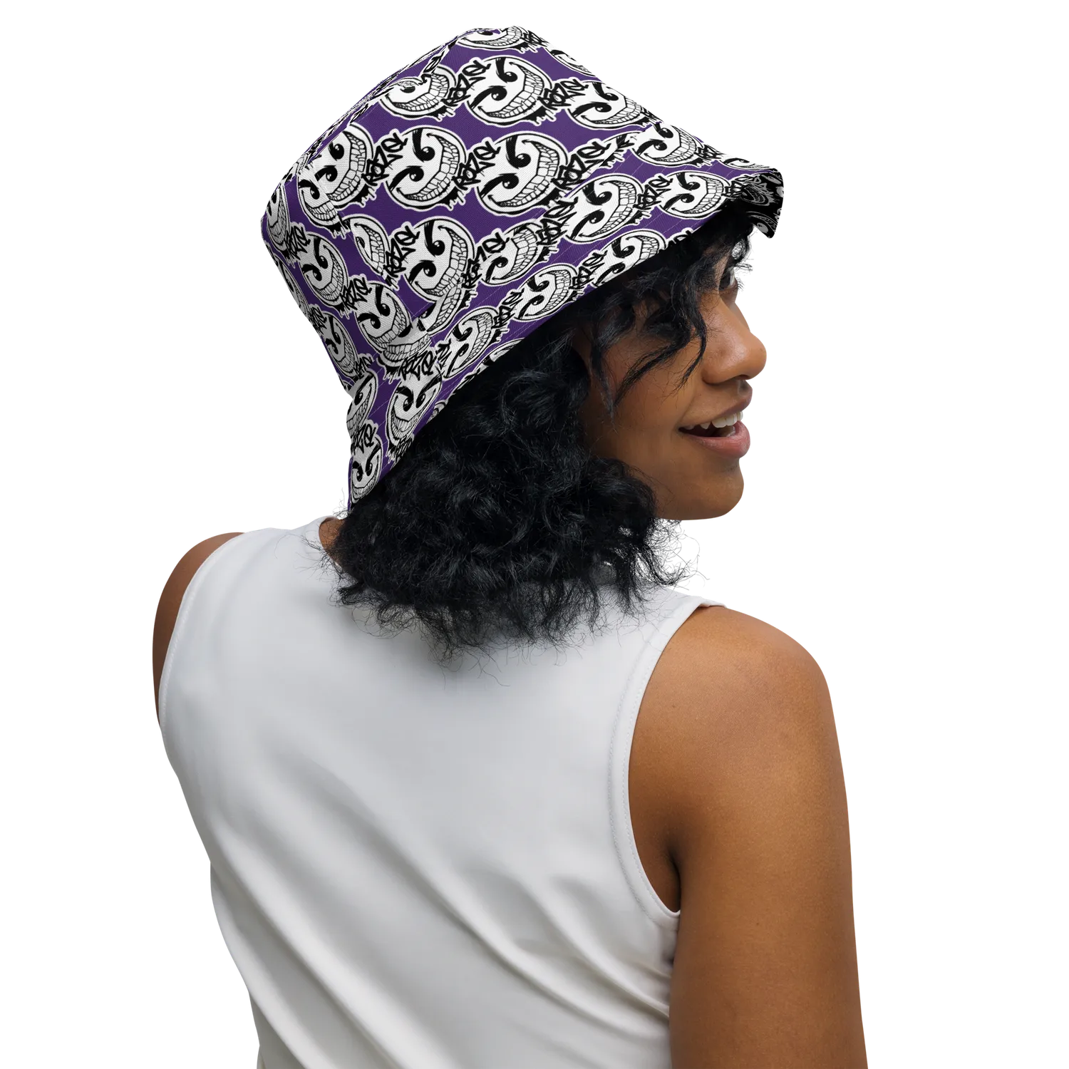 Razel Gang Drip Face bucket hat omkeerbaar