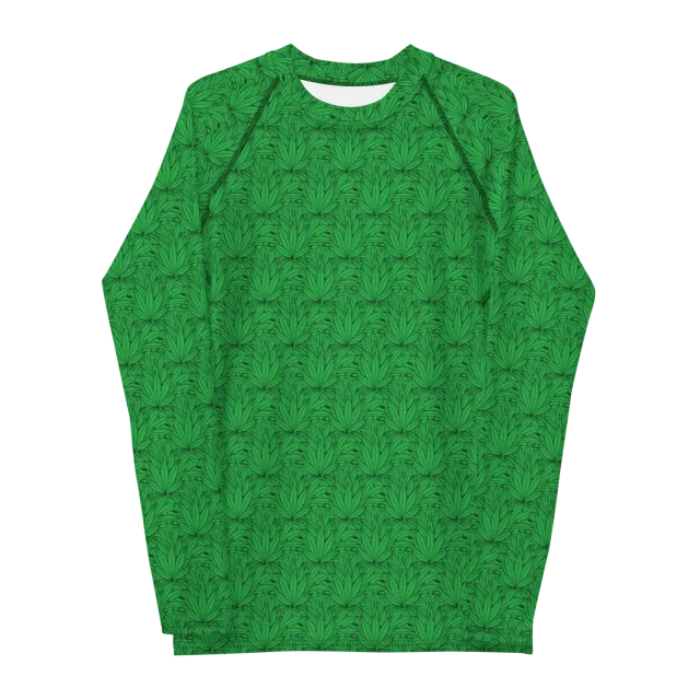 Razel Marijuana Tree Star Rashguard lange mouw UPF50