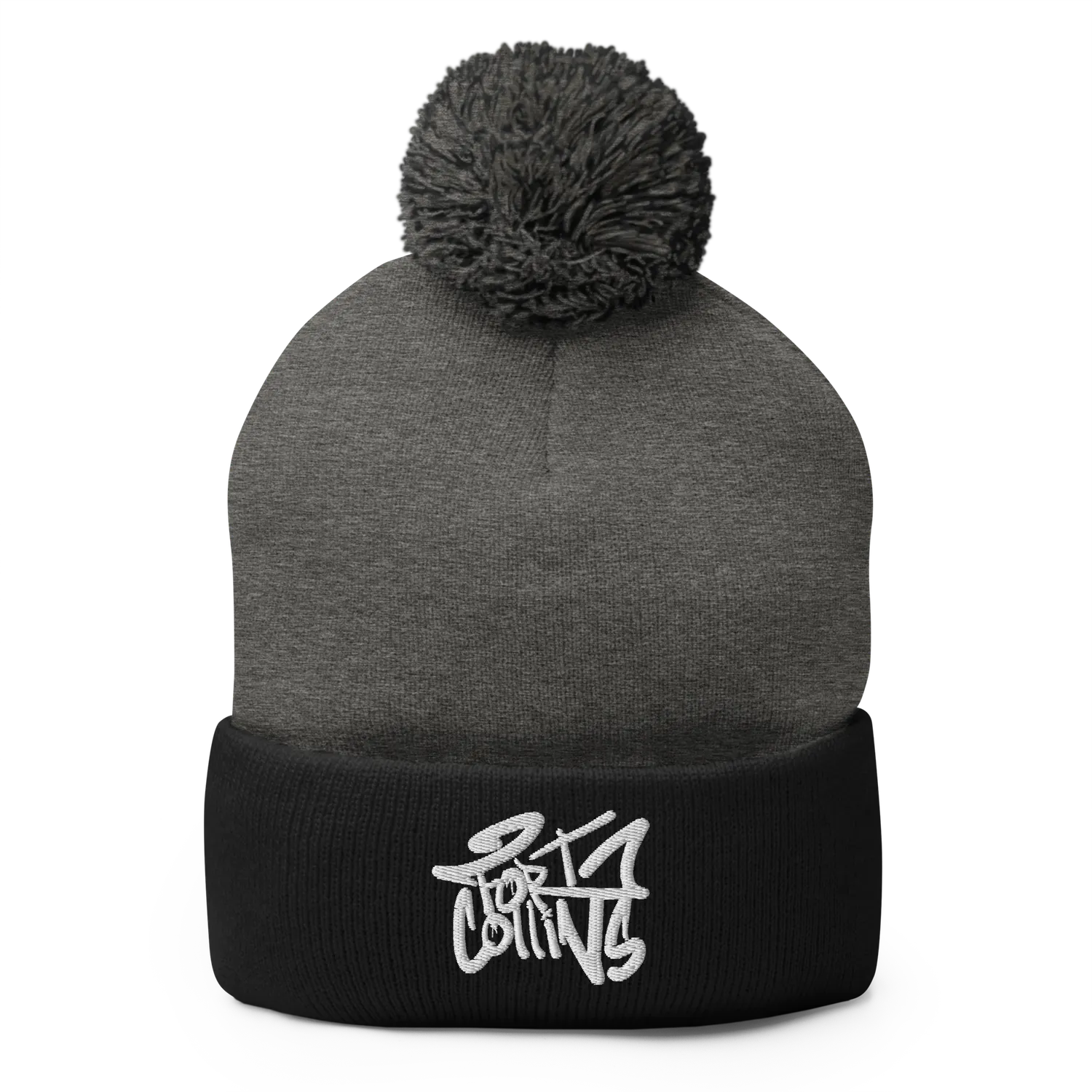 Razel Fort Collins beanie pom-pom acryl zwart