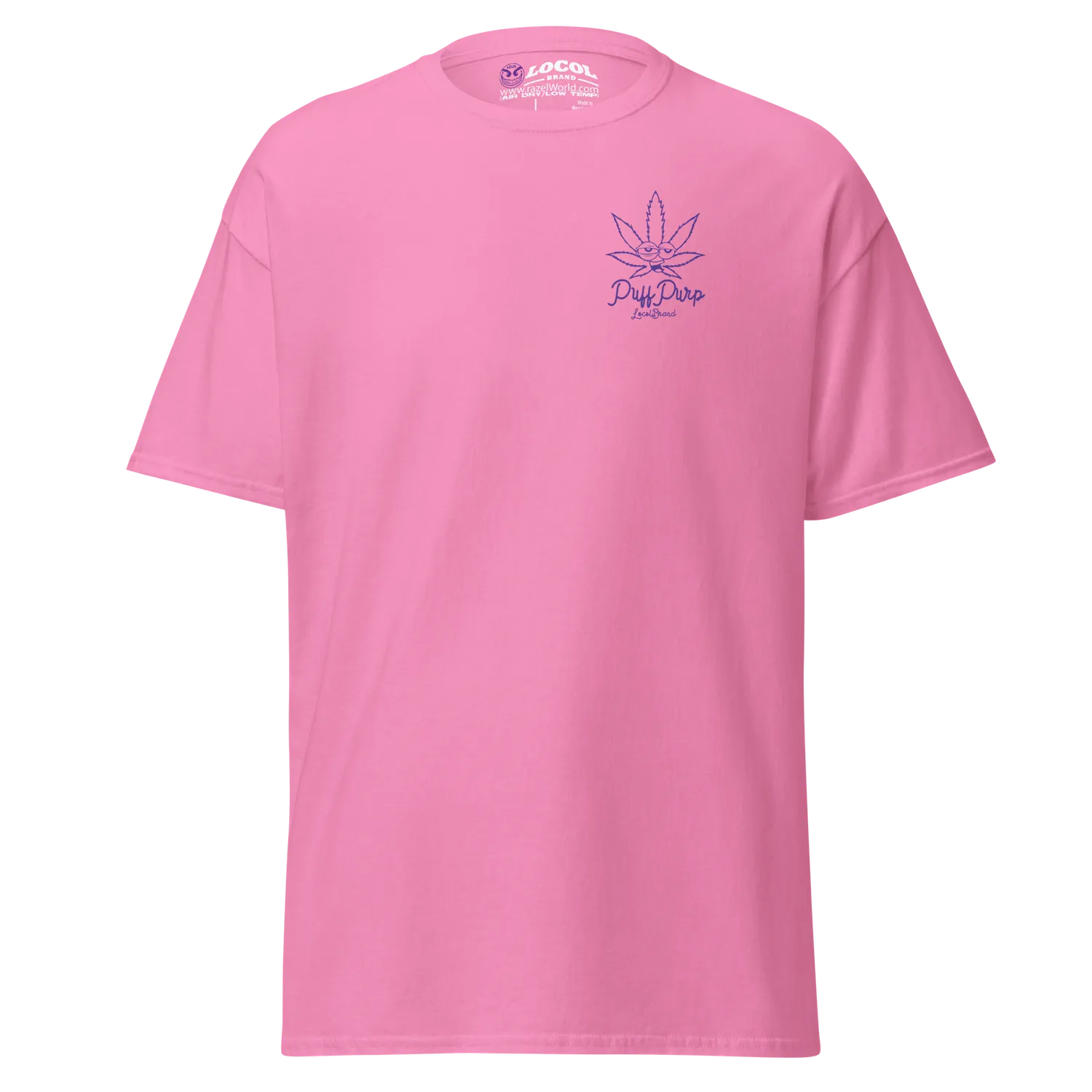 Razel Puff Purp T-shirt Borstprint Katoen