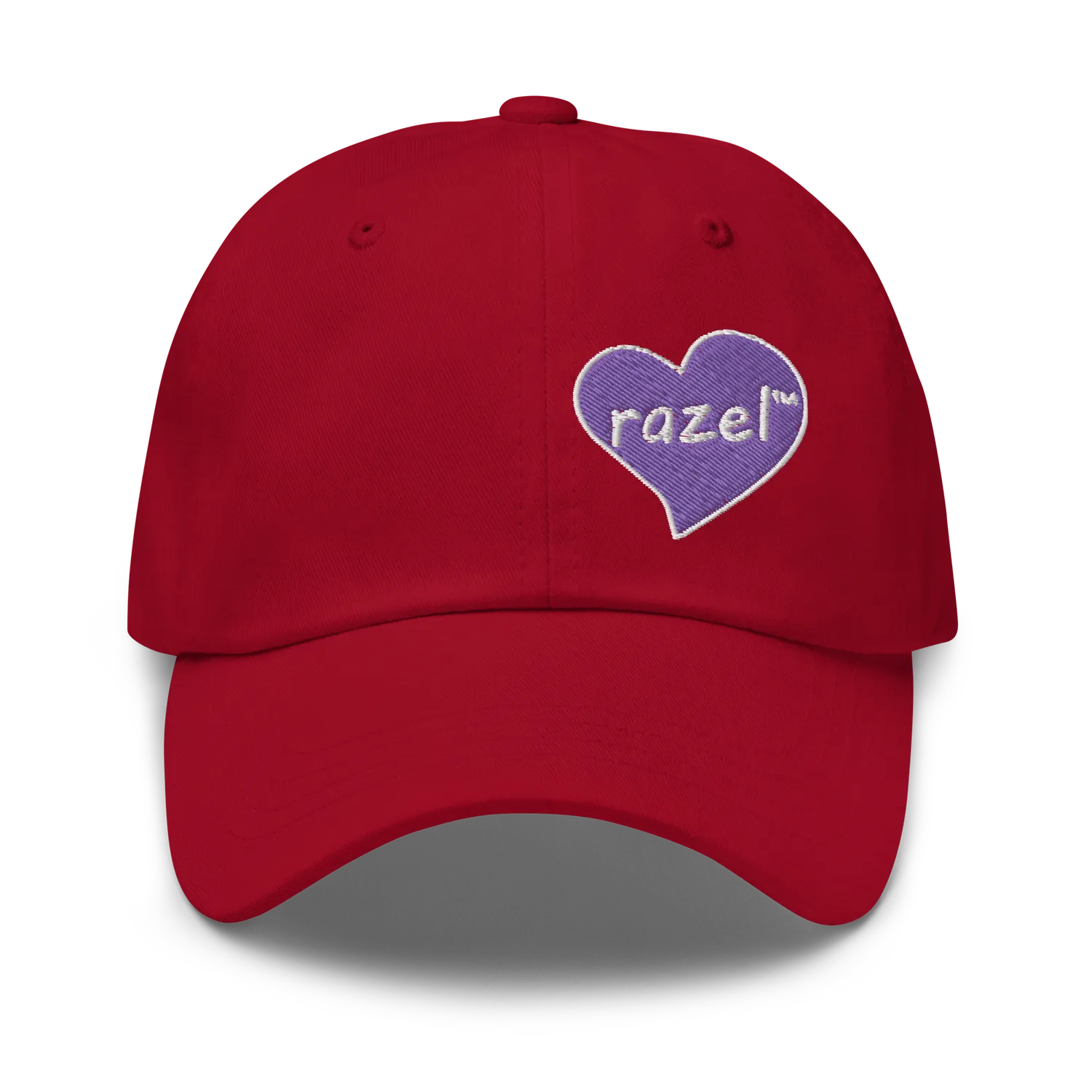 Razel Purple Hearted pet zwart verstelbaar