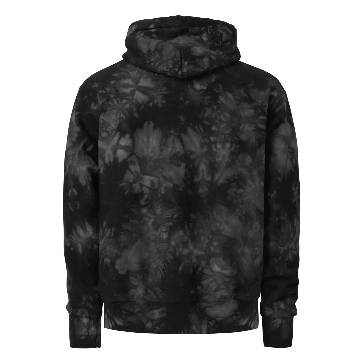 Razel Purp Gang Rock Star Champion Tie-Dye Hoodie zwart