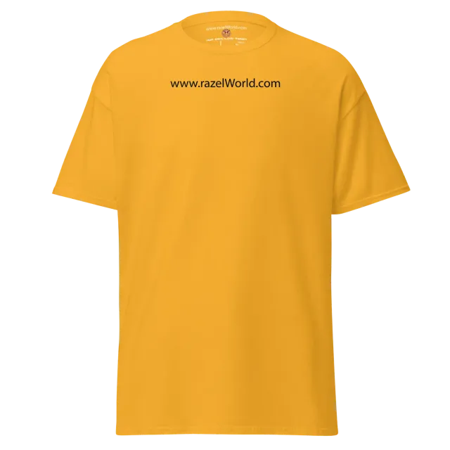 Razel www.razelWorld.com Centered Chest T-shirt zwart katoen