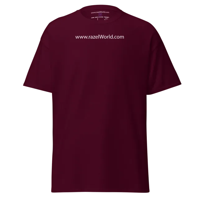 Razel Face QR Code t-shirt wit katoen dubbelzijdig