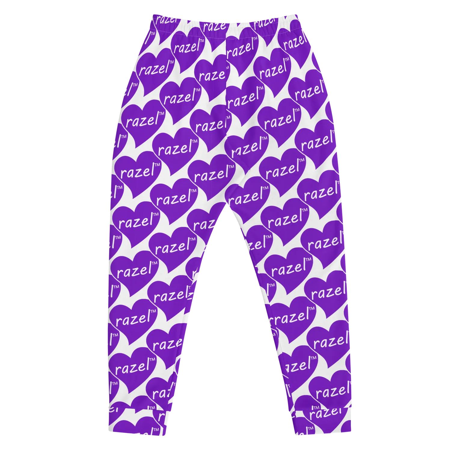 Razel Purple Hearted Motif joggingbroek heren slim fit
