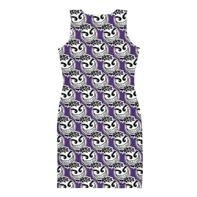 Razel Gang Drip Face classy jurk microvezel