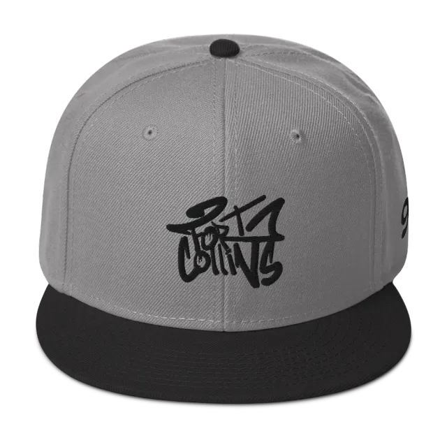 Razel Fort Collins snapback pet zwart wolmix