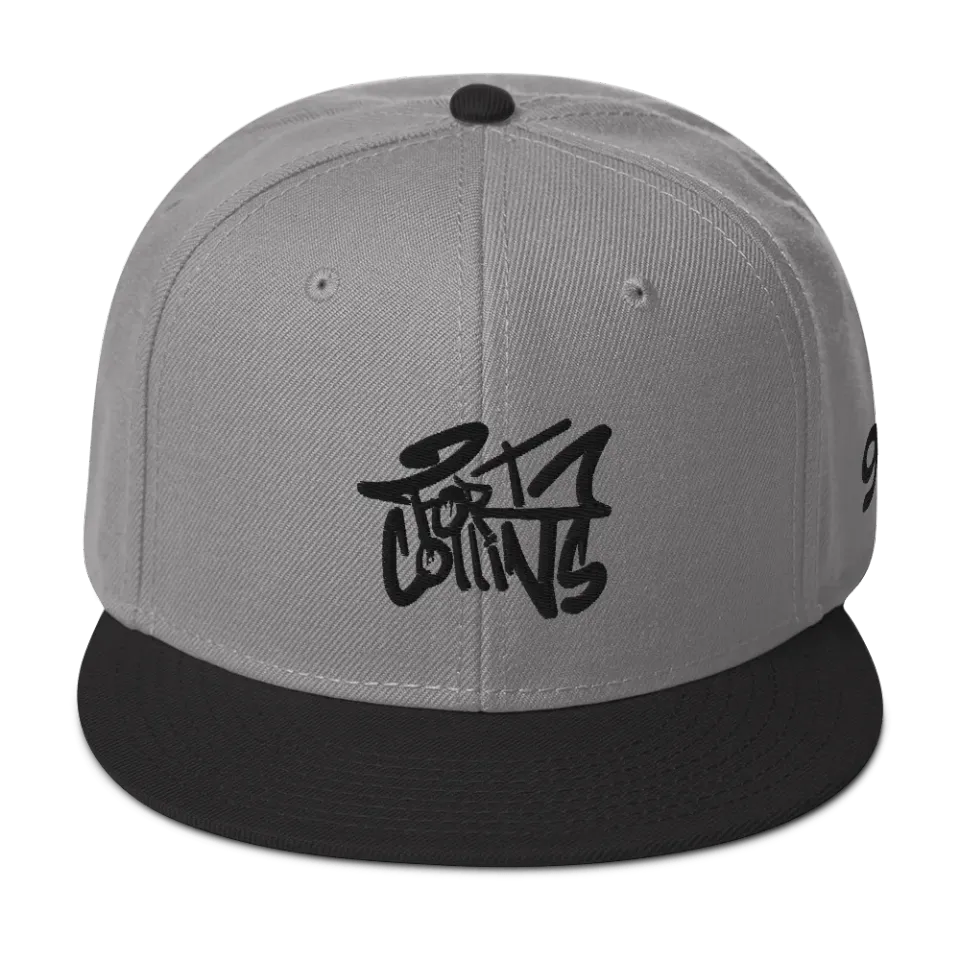 Razel Fort Collins snapback pet zwart wolmix