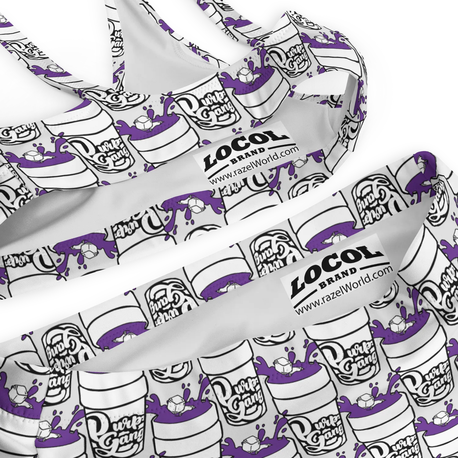 Razel Purp Gang Double Cup bikini 2-delig padded