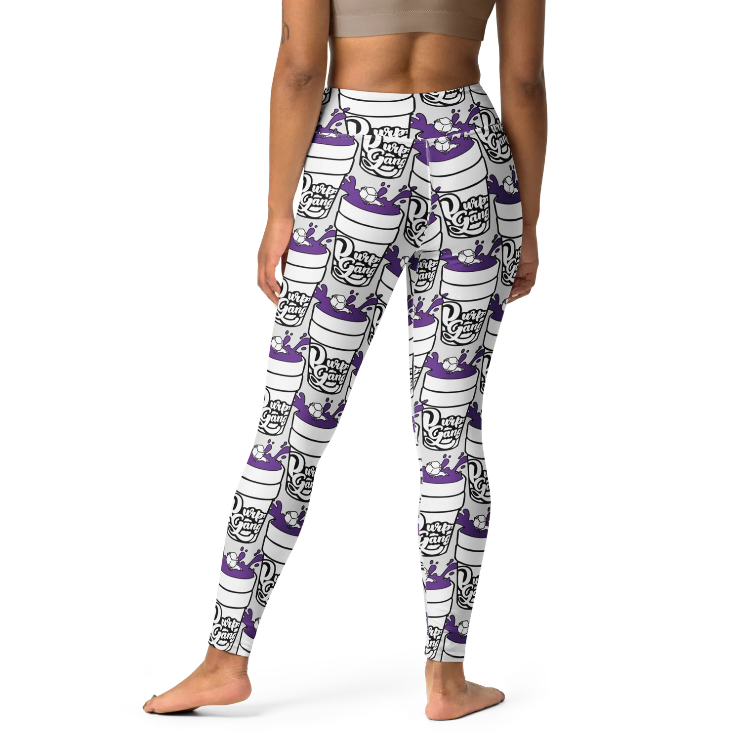 Razel Purp Gang Double Cup legging high waist