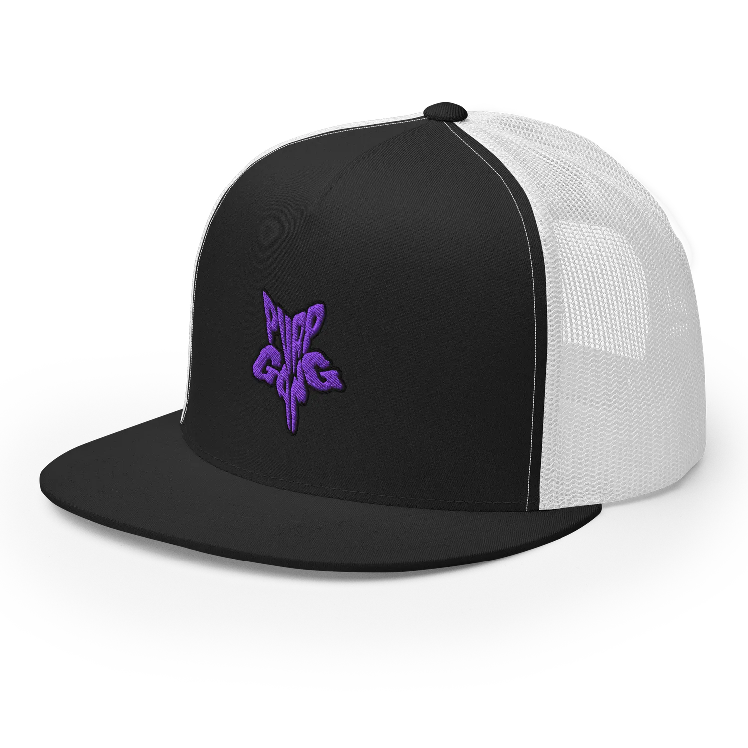 Razel Purp Gang Rock Star trucker pet zwart wit