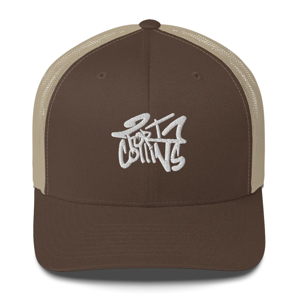 Razel Fort Collins trucker pet wit katoen