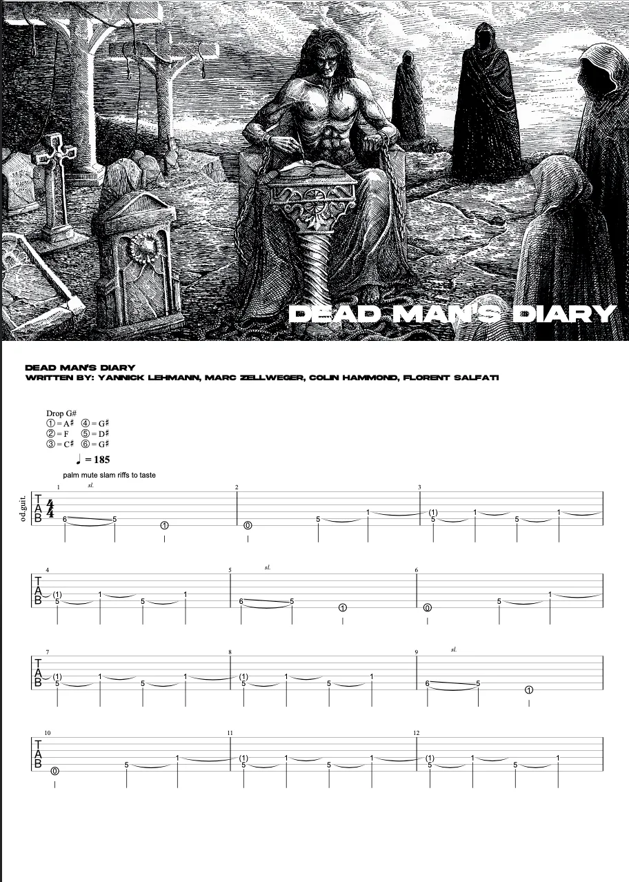 Paleface Swiss Fear & Dagger Gitaarboek digitaal tabs
